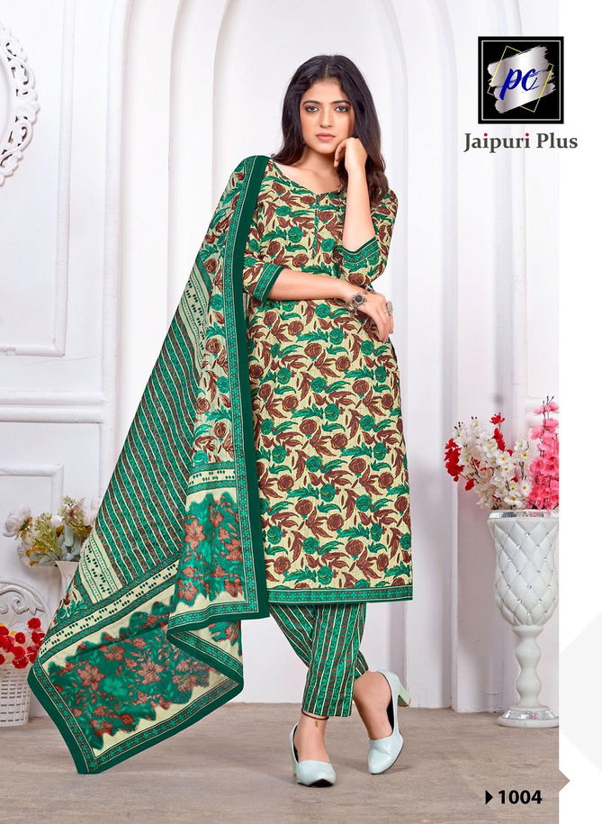 Jaipuri Plus Vol 1 By PC Poplin Cotton Printed Kurti With Bottom Dupatta Wholesale Shop In Surat 